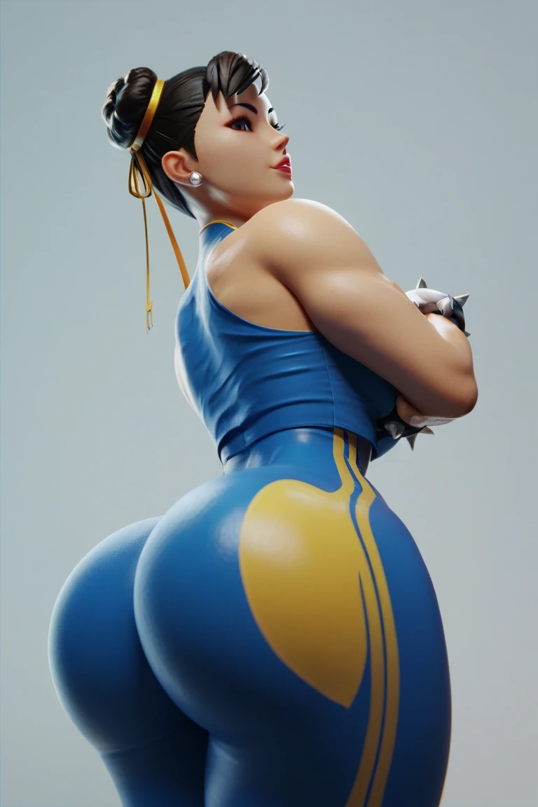 1girl, adolescente de piel negra, delgada, small breast, double bun hairstyle, Beautiful, cabello rojo, ojos grandes, azul, labios carnosos, labios rosados, Purple lace lingerie,pantie de encaje morado, hands behind the head, muslos pegajosos, medias de red, sexy, mirar, todo el cuerpo, tacones altos, cuerpo completo, from behind, Detallado, cintura delgada, squat