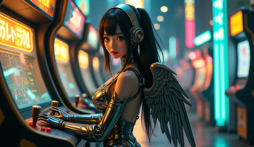 hair bobbles, wince, longeyelashes, solid circle eyes, fake animal ears, light smile, multicolored hair, long hair, longeyelashes, makeup, embarrassed, earrings, Surrealism, drop shadow, anaglyph, stereogram, tachi-e, pov, atmospheric perspective, 8k, super detail, ccurate, best quality, UHD, retina, masterpiece, anatomically correct, super detail, high details, high quality, highres, Incredible fantasy city, mega skyscrapers, flying cars, space elevator towers, Super Detail, trees, flowers, Many different buildings, spaceships in the sky, Ultra detail, many elements, blue and gold, yellow numbers on the towers, Character incredibly beautiful girl, posing in front of a flying car, full length, stands on the balcony, dressed in the uniform of a space fleet lieutenant, on the neck there is a purple bow of the hero of the empire with diamonds, leash around the neck, , ??????????, disturbance, fabulous car without wheels, car hanging above the ground, gravity engines instead of wheels, aggressive car shape, a lot of details, super car, expensive convertible., Incredibly beautiful face, very detailed face, Detailed eyes, detailed hair, Expensive earrings, lace covers breasts, ?????? piercing, diamonds, Emeralds, Rubies, turquoise, correct ???????, Thin body, Super Detail тела, many small details of the dress, Incredible fantasy city, mega skyscrapers, flying cars, space elevator towers, Super Detail, trees, flowers, Many different buildings, spaceships in the sky, Ultra detail, many elements, blue and gold, yellow numbers on buildings, straight and smooth lines, Street, evening, A lot of cars, sharp lines, contrast, City River, water fall, trees по берегу, fault in the earth's square, deep crevice, You can't see the ground, Very high, helicopter landing pads, interceptor hangars, lots of blue and yellow, bright colors, paint