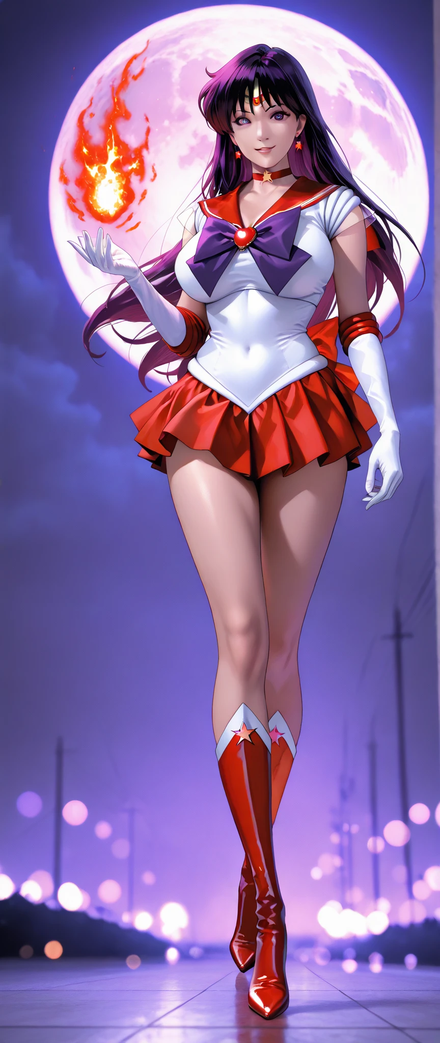 <lora:EvlSM-15:0.7>, EvlSM, long legs, sailor senshi uniform, skirt, crescent, crescent facial mark, makeup, lipstick, mascara, eyeshadow, <lora:SxDol:0.8>, SxDol, wide hips, (no pupils), !?, doll_joints, joints, o_o, best quality, masterpiece, highres