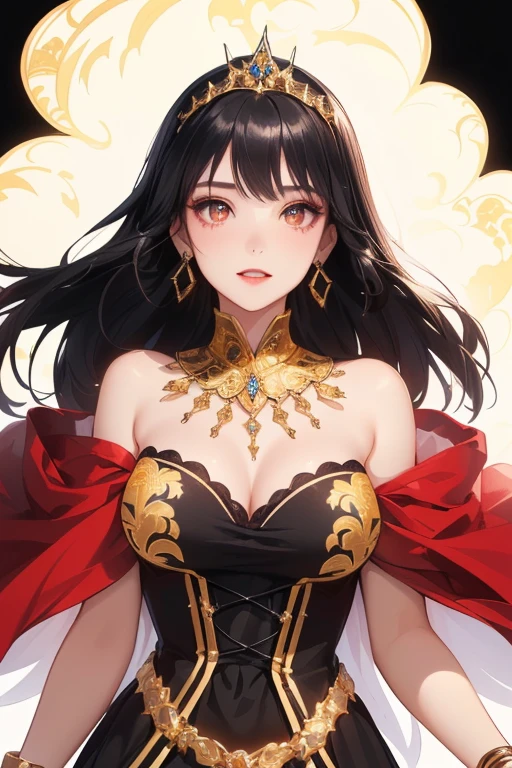Highest quality, masterpiece, Ultra-high resolution, female、Big Breasts、adult、善良な魔female、清楚な魔femaleの服、The situation is up to you