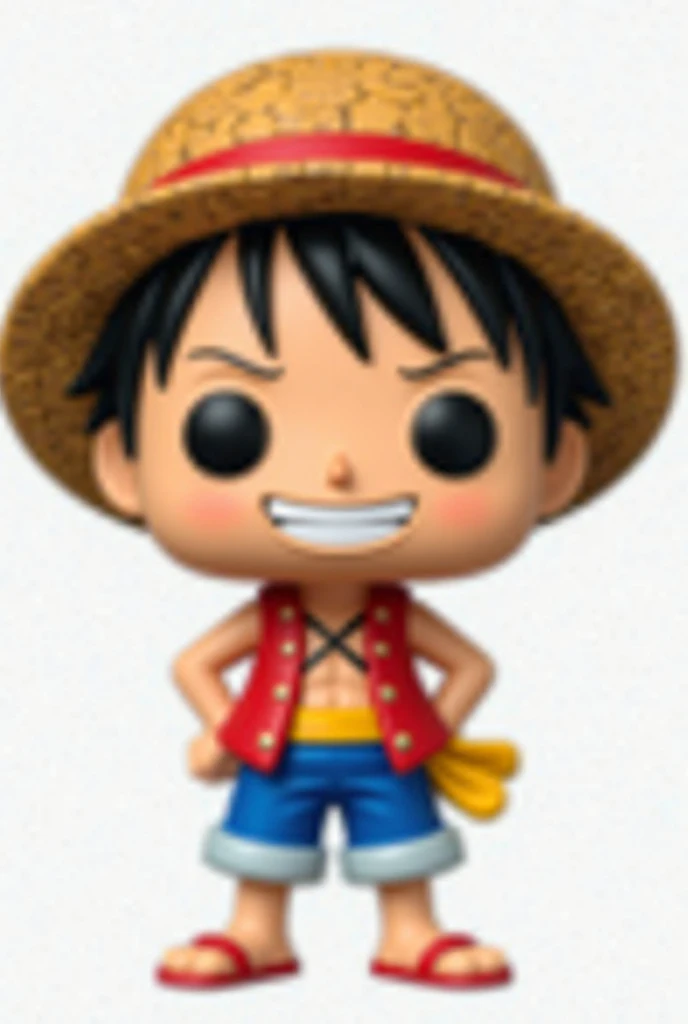 Cute chibi, monkey d luffy, high res,8k, rectangular shape, portrait dimensions 