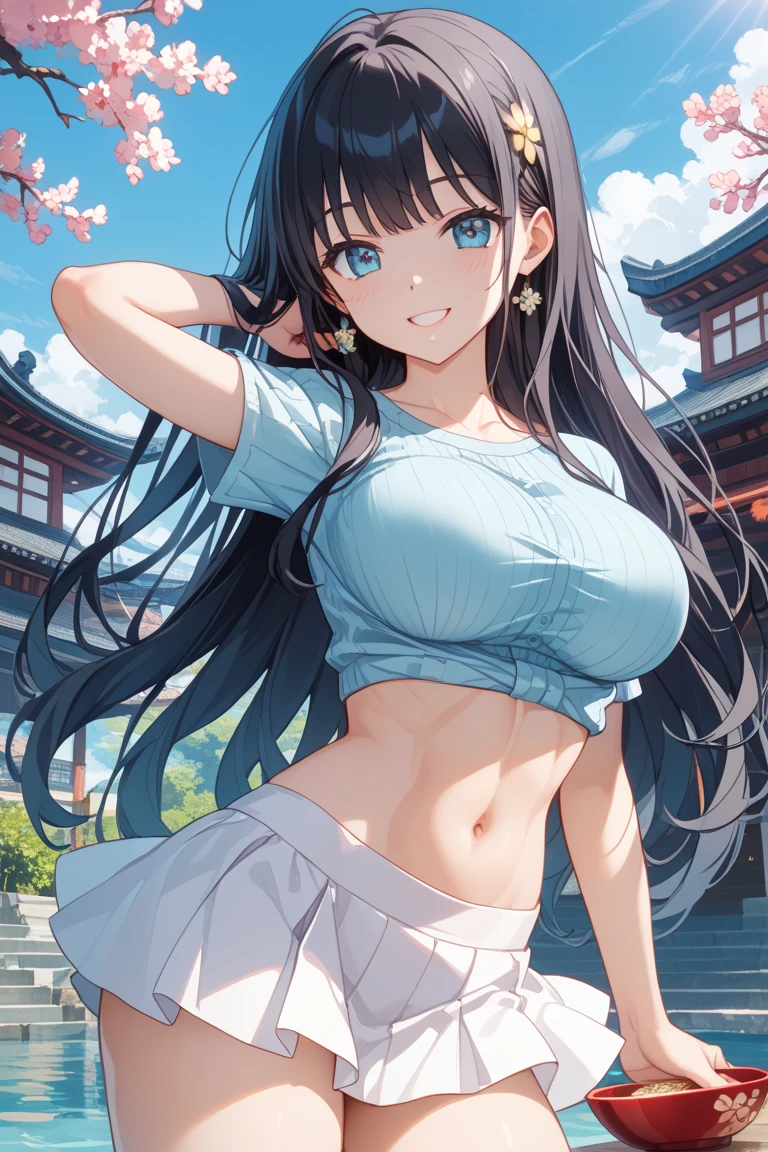 (highest quality:1.4)、(High resolution)、(detailed background)、(detailed beautiful face:1.4)、(anatomically correct)、(detailed facial expressions)、beautiful and smooth skin、beautiful teenage girl、two beautiful girls、(huge breasts:1.3)、cute hair color、braided bob、braided ponytail、realistic、perfect body line、Attractive big buttocks、thick thighs、relaxed atmosphere、cowboy shot、Thin, sheer white panties、Thin, sheer white bra、(underboob:1.3)、(skirt lift:1.3)、cute pubic hair、playfully、

(Two beautiful girls lifting their skirts to show us their panties:1.5)、
Beautiful girl in the sunset reflected on the river while rowing a canoe、Canoeing with a beautiful sunset view as a backdrop、While paddling a canoe in the gentle current、They intentionally splash water on each other while paddling a canoe.、They are smiling, splashing with water, and having fun joking with each other.、With the sound of the river flowing and the wind in the background、My clothes are wet and transparent、
Wear a loose shirt dress made of sheer material with the buttons open、My clothes are wet and transparent、wet、
Sneakers or sandals on your feet、sexual expression、Playfully smiling、panty shot、(underboob:1.3)、cute、cameltoe