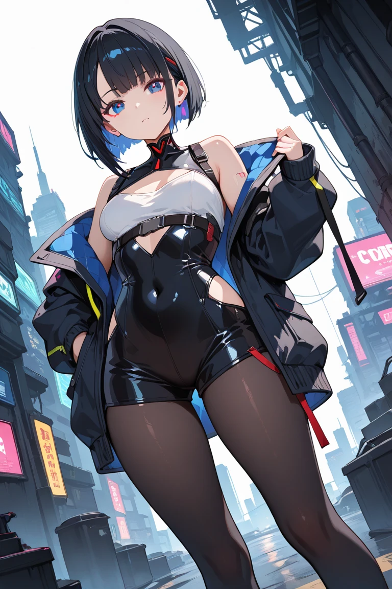 Sirvienta,(1girl:1.3),((Maid Girl de anime con cabello negro extremadamente lindo y hermoso caminando seductoramente por la calle)),
(senos grandes:1.4),pechos abundantes, pechos esponjosos, Busto de copa H, reventar, Parte superior de busto abultada,(((Cabello negro bob:1.35,colored inner hair,pelo corto, ear breathing))),((heterochromia, Ojo1 azul, Eye2 purple, ojos perfectos, Ojos volteados hacia arriba:1.3, hermosos ojos detallados, Hermosos ojos finamente detallados:1, Gran punto culminante en los ojos:1.2, ojos rasgados)), (gordo:1.2),(((Piel lustrosa:1.5,piel brillante: 1.5,piel bronceada,piel brillante,piel muy brillante,cuerpo brillante,plastic glitter skin,piel brillante exagerada))),(spider lower abdomen,cintura estrecha,cadera ancha,atletic body,piernas infladas,Dedos delicados y detallados,Cuerpo detallado,Armas detalladas,manos humanas, Manos detalladas),
Lindo,guarra,seductor,erotic,NSFW,
Zettai Ryouiki,(tocado de sirvienta), Uniforme de sirvienta, tocado, (Sirvienta), sin mangas, minifalda, Botas, Recorte de escote, piernas desnudas,Ropa con muchos volantes de encaje,(Traje detallado,Ropa detallada),
Zettai Ryouiki,
(dynamic pose:1.0),Enfoque en solitario,avergonzado,sonrojarse, sudar, wet eyes,centrado,Escala para ajustarse a las dimensiones,Regla de los tercios,
al aire libre, ((Vista nocturna)), (cyberpunk night street Antecedentes: 1.5,cielo oscuro,street alley,Lonely Alley,nubes espesas, Antecedentes detallados:1.25),
(La mejor calidad), (High resolution), (foco nítido), (Ultra detallado), (extremadamente detallado), (Ilustraciones de muy alta calidad), 8k_papel tapiz, (CG 8k extremadamente detallado),(muy fino 8K CG), ((Hyper super ultra detallado pieza perfecta)), impecable, (((Obra maestra))), 插圖, colores vibrantes, (intrincado), alto contraste, Selective lighting, Doubleexposure, HDR (High Dymanic Range), Post-procesamiento, Desenfoque de fondo,