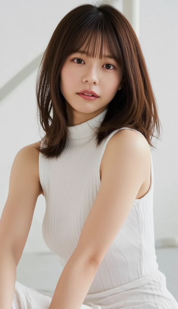 (Detailed skin:1.2),(Glowing Skin:1.1),8k,Highest quality, masterpiece, Ultra-high resolution,(Realistic:1.3), RAW Photos,(Soft Saturation:1),(Fair skin:1.2),((nude:1.3)),((Succubus:1.2))(Sexy half-Japanese beauty),23 years old, ((Random hairstyles for light brown hair:1.4)), (Beautiful Face:1.4), (Large Breasts, Tight waist,Big and firm hips:1.3),((Glamorous Body:1.1)), ((Beautiful lighting:1.3)), (Highly detailed face, Highly detailed lips, fine grain, double eyelid,Very fine、Evenly balanced eyes), (Sharp focus:1.2), ((Full Body Shot)),(Perfect Anatomy:1.3),((Random Pause:1.3))、Sharp eyes,((smile:1.2)),((Luxury Bedroom:1.2))