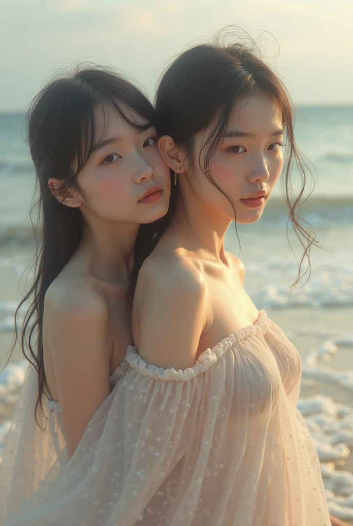 8k, (Hyper Reality: 1.35), (Realistic: 1.4), 1 Beautiful Korean Woman, smile, alone. light makeup, masterpiece, 最high quality, high quality, alone, No pants, No bra, Latin, puberty, Only one girl, ((Completely naked!)) ,((No bra, No pants)),((Perfect body)),((最high quality)),((Ultra-fine)),((Very delicate and beautiful)),((Very shallow depth of field)), Hmph,((Incredibly shallow depth of field)). detailed)), (((Very delicate and beautiful)), (((Very shallow depth of field))), Hmph, (((Unbelievably absurd))), (((Perfect body))), (((Black Hair )))) ))), (((Shortcuts))), (((Okayasu Hair))), ((( Camera Eye)))), (((small ))), (((幸せな最高のsmile))), poor , thing + background, Dynamic Angle, Focus on women, {Particles of light}, detailedなbackground, ((Paul Hedley)), Soft lighting, (dramatic) sunset), sunset, very beautiful sunset, LiAction, Realistic, Top Angle, かわいいsmile, (blurred background), 18-year-old, skinny, ((Wind)), ((Movement)), ((emotion)), ((colorful)), ((Baby Face)), ((Beautiful Teeth)), Wither, sea background, (((Nipples exposed)))
finely detail,が
超detailed,
High resolution,
非常にdetailed,
非常にdetailedな目と顔,Wet, ((Luxury:1.1)),((colorfulなマイクロビキニ))