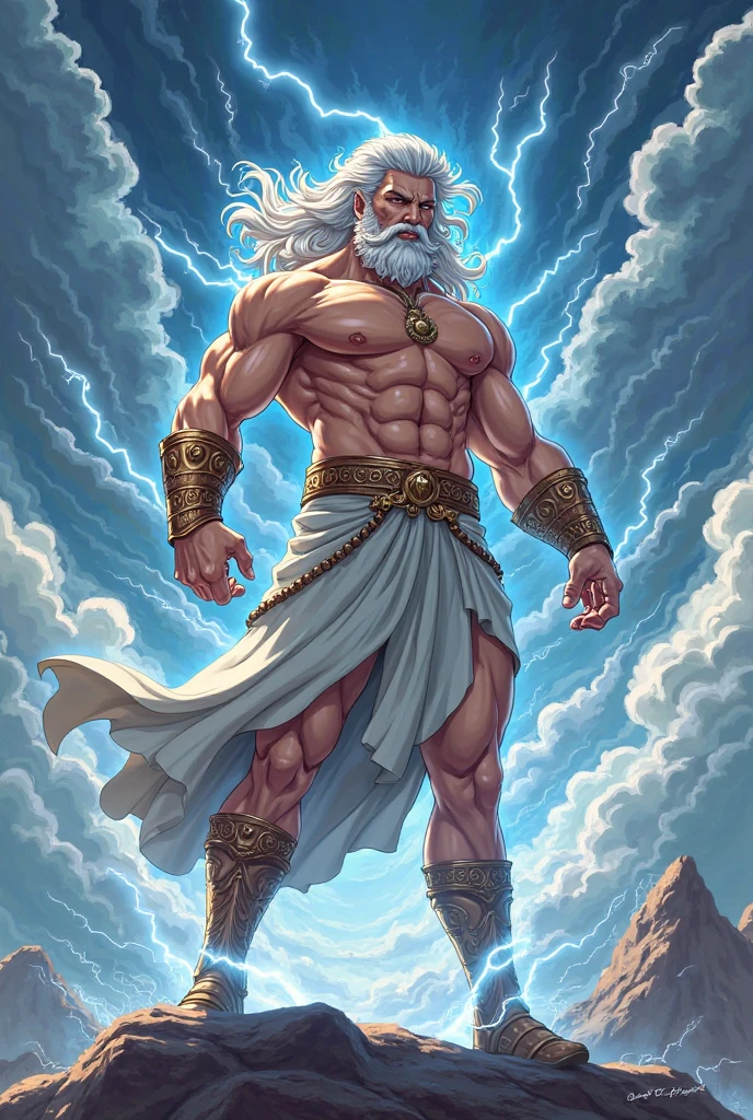 Zeus manga style