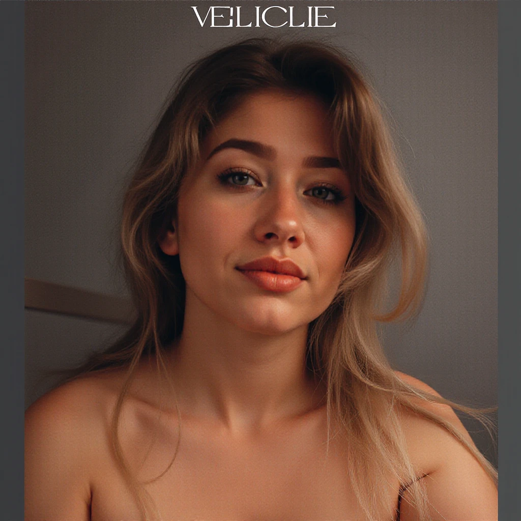 Sports magazine cover, young woman is straddling, very low angle, 18yo, provocative position, medium breast, perfect body, narrow waist, wide hips, thigh gap, exposed vagina, nude:1.4, dynamic pose