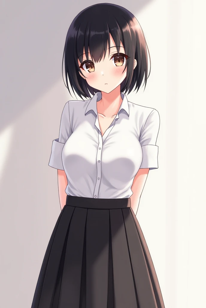 (1 person、solo), Beautiful woman, (High-definition and beautiful eyes)、(Anatomically perfect body), Slender、(White tennis wear、skirt), (sit), (Knee Up:1.1), (Look down:1.1), (extra detailed panty:1.1), (Show your crotch、Pussy juice:1.1), 18-year-old、(Highest quality)、Black Hair, (short hair)、(8k, High resolution)、(shy:1.4)、Mid-chest, (steam:1.1), (embarrassed:1.3), Glossy lips、Erect nipples、In a dark warehouse