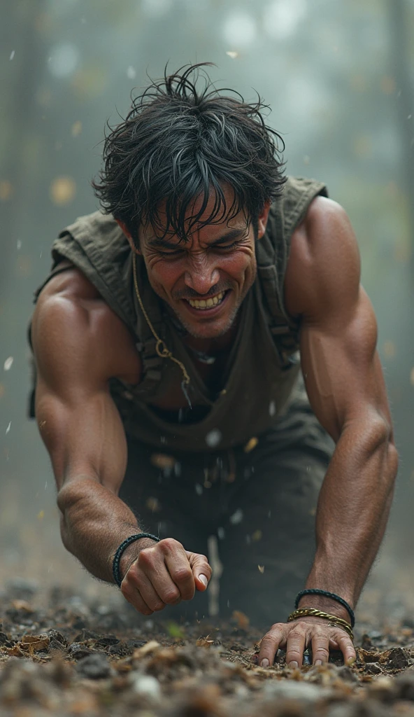 (professional 3d render:1.3) af (Realistic:1.3) most beautiful artwork photo in the world,Features the soft and shiny male hero Hulk, ((Epic hero fantasy muscle man rough wet hero smiling short hair kind expression in dynamic pose, Fantastic location, Majestic cluttered environment)), Full body 8K unified rendering, action shot, skin pore, very dark lighting, heavyshading, Detailed, Detailed face, (vibrant, photograph realistic, Realistic, Dramatic, Dark, Sharp focus, 8K), (Intricate:1.4), (Highly detailed:1.4), Digital painting, rendering by octane, art stations, concept-art, smooth, Sharp focus, illustration, Art germ, (loish:0.23), wlop ilya kuvshinov, and greg rutkowski and alphonse mucha gracias, (Global illumination, Studio light, volumettic light), particles floating, lotr, fantasy, elf, full bodyesbian, ((Dark and ancient city background:1.3)),CGSesociety,art stations