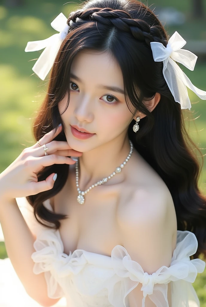 chine、astronaut、roses in vase、fruits、Cute trinkets、smile、ancient greek costume、Ancient Roman landscape in the style of Nicolas Poussin,laughter,,Sweet and seductive appearance.、Caravaggio's paintings、Chiaroscuro of Caravaggio、hair tousled by the wind,Two women frolicking,cute smile, expression of ecstasy,Sexy,erotic