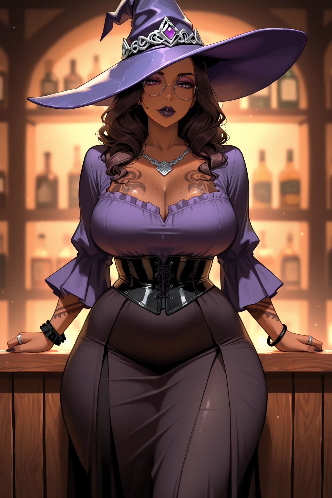A closeup of a woman in a black top and a black bra, estilo de arte de charlie bowater, Estilo Charlie Bowater, retrato de vampiro, arte do personagem charlie bowater, Alena Aenami e Artgerm, Neoartcore e Charlie Bowater, Charlie Bowater cores ricas e profundas, lazy art style, Artgerm and Tom Bagshaw a close up of a woman in a black dress with a black bra, extremely detailed digite germe, Retrato de RossDraws, digite germe. anime illustration, even model | digite germe, digite germe. alto detalhe, style digite germe, Ross Draws 1. 0, pintura digital rossdraws, Estilo de arte de Charlie Bowater, linda arte digitalanime girl in a bruxa costume standing next to a welcome sign, megumin, megumina de konosuba, bruxa girl, bruxa academia, flirty anime bruxa casting magic, meio invocador meio megumin, mago de cabelo preto, bruxa, bruxacraft!, from the black magician cemetery!!!, a bruxa, bright bruxa, bruxay, acolhedor