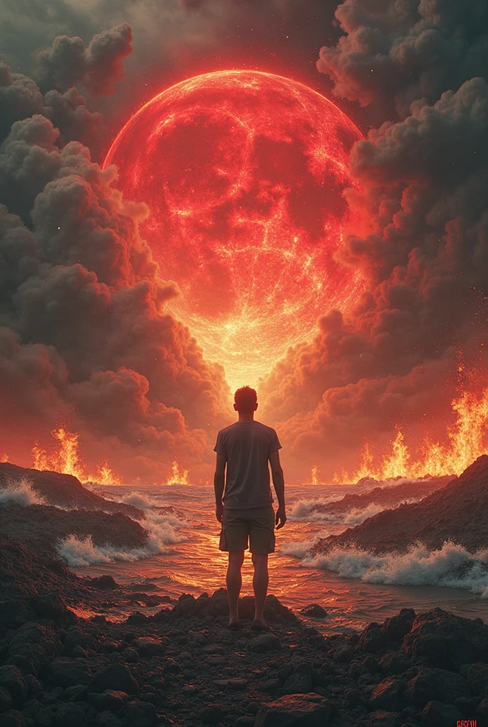 "A powerful and symbolic scene showing the devil defeated. The devil is in a subjugated position, defeated and fallen, with an expression of frustration and defeat. The surrounding scenery is dramatic and intense, with a combination of dark colors and extinguished flames to emphasize the end of its power. There may be symbols of your defeat, like chains, ruins or signs that its influence has been broken. No fundo, there may be a radiant light or glow that symbolizes the victory of good over evil. The image should convey a sense of triumph and resolution., highlighting the definitive defeat of the devil."