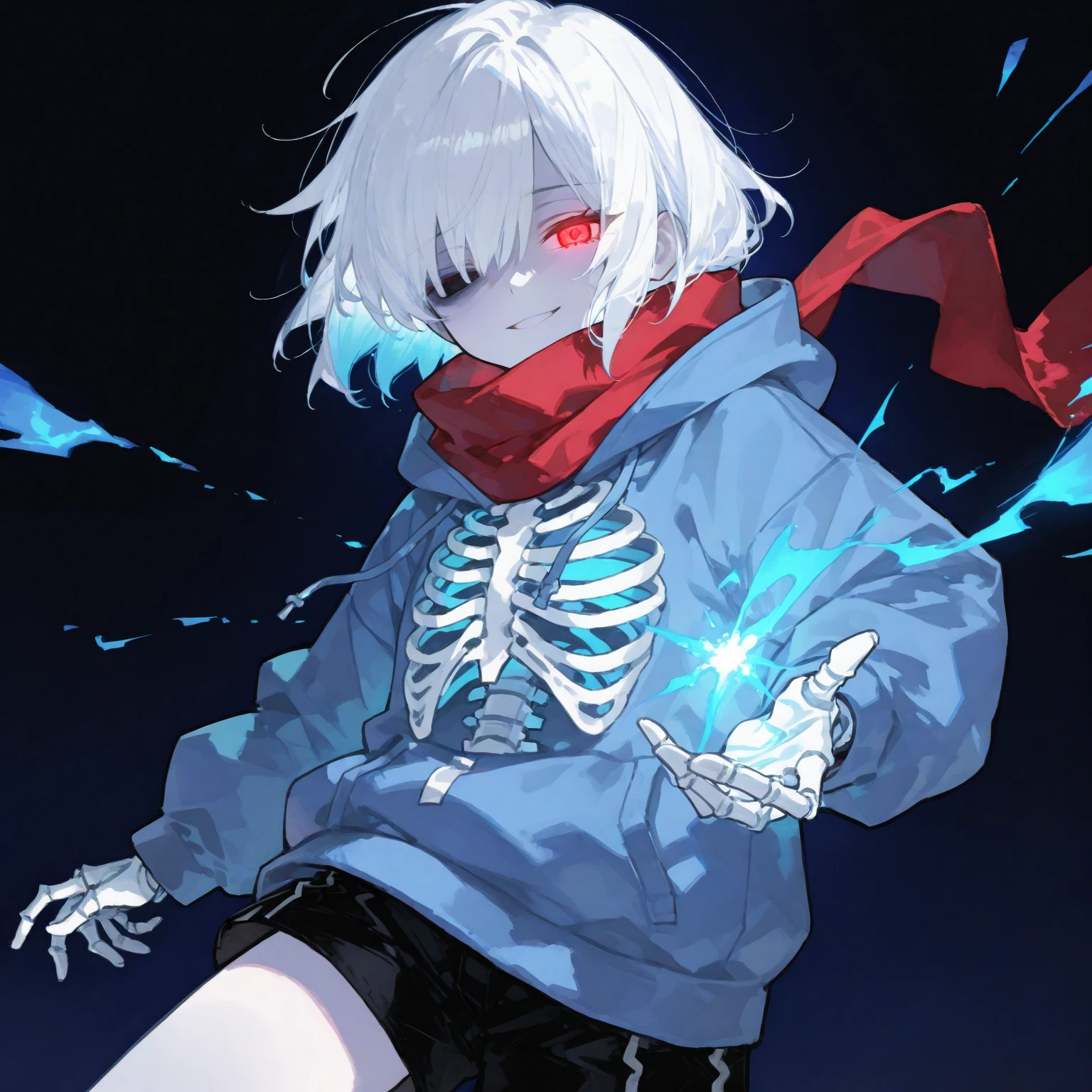 (masterpiece:1.3),(best quality:1.2),8k,absurdres,unity 8k wallpapper,(extremely detailed:1.3),highestres,
1girl,<lora:reaper-10:0.6> ,hood,hood up,robe,claws, black hands,(skeleton:0.9),reaper