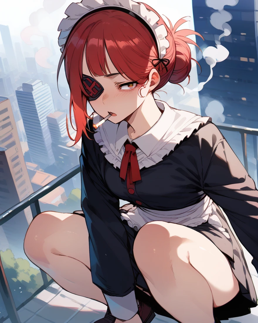 1girll,diaper,pissing,Be red in the face,Comfortable expression,Squat,urine squirting,{{{Giantess}}},A giantess,Girl with a height of 1000 meters,1girll,modern miniature city,The city was trampled by her,Squat in a modern miniature city ,Pee vigorously,Urine emits steam,White pile socks,Fleeing crowds,