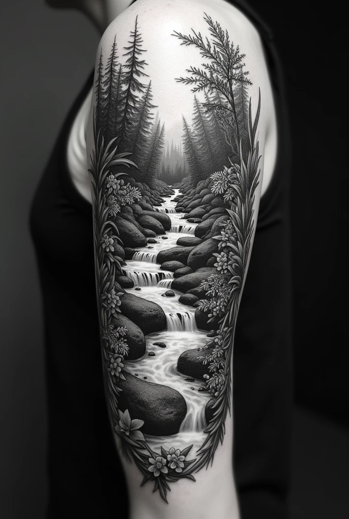 Landscape tattoo