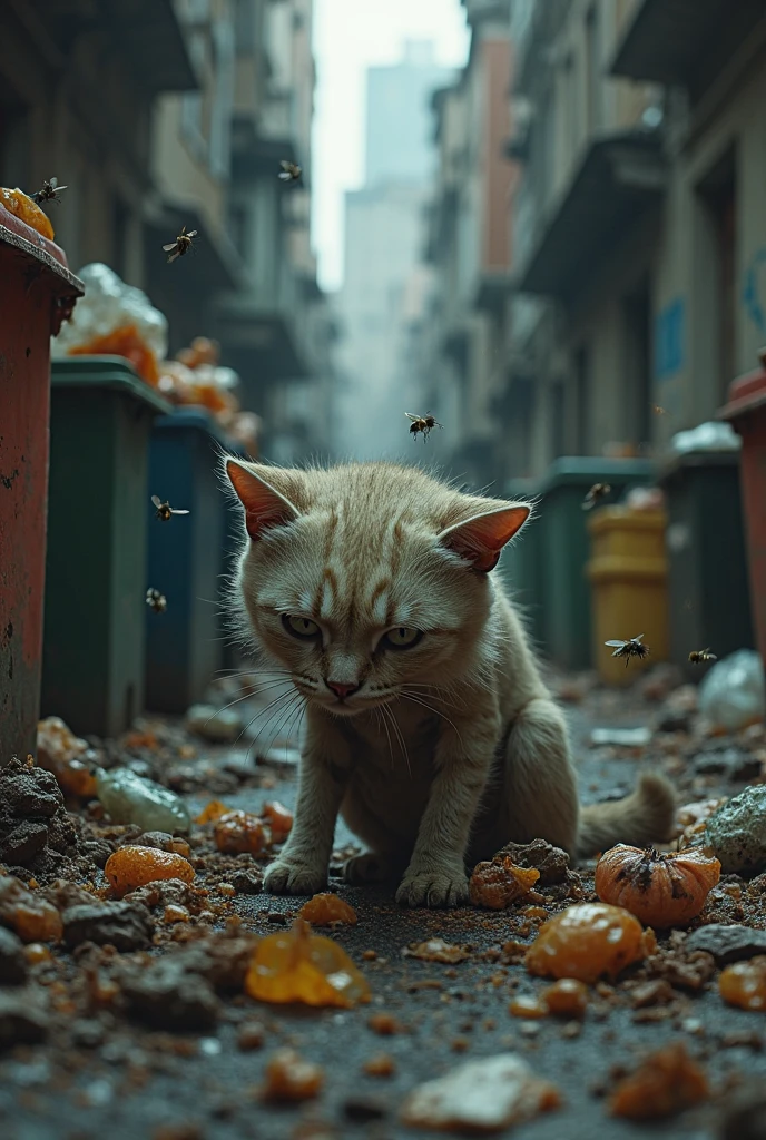 1 injured cat