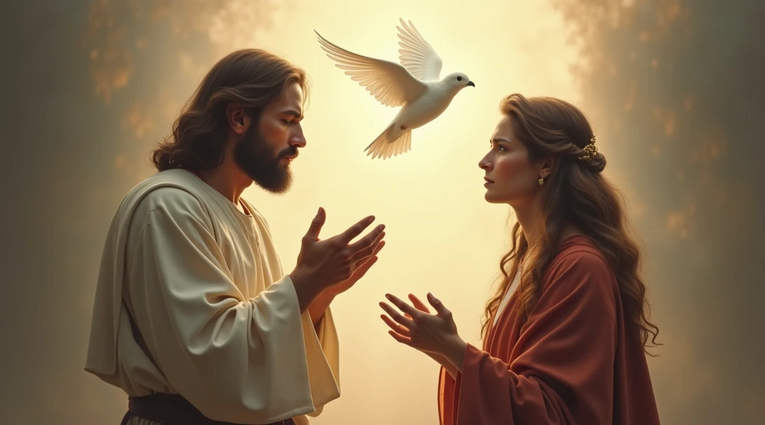Would it be possible to make a card for a friend named Herton congratulating him on his trip to E.c.(Encontro com cristo), with Christian images, with Jesus, The dove of the Holy Spirit...?