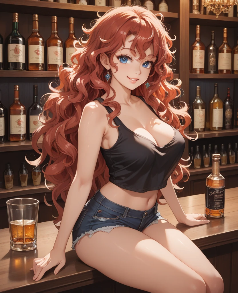 (((One beautiful woman:2.0))),(((NSFW:2.0))),((Nude:2.0))),(((Naked and wearing a Gemini Sunrise belt:1.8))),((Wear a watch on your wrist:1.9))),(((Showing cleavage))),(((Exposed thin inner thighs))),(((Small breasts:1.5))),(((Bare arms))),((Blushed:1.8)), Beautiful detailed girl, Very detailed目と顔, 緻密でBeautiful Eyes, Very detailed, High resolution, Highest quality, masterpiece, Very detailed, 8k wallpaper, wonderful, finely, Highest quality,(Standing in front of a wooden wall),Beautiful Eyes,((Model pose:1.2)),((Above the knee shot:1.5))),(((Depict the whole body:1.9))),((Drinking whiskey:1.4)),(((Place your hands on your chest:1.5))),(((Strong drunk:1.8))),(((Drunk face:2.2))),(((Are standing:1.2)))