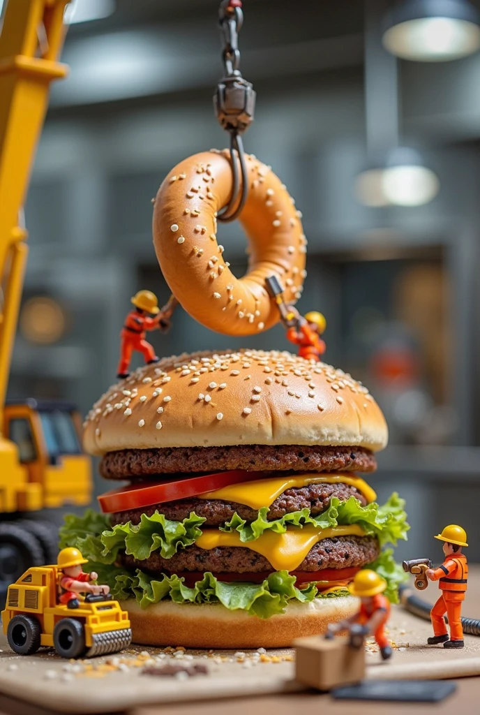 Naruto Uzumaki, with a large burger in his hands, muito bunito, com 25 anos de idade, usando roupas da Nike, extremamente realista, em frente uma casa fundo lanchonete