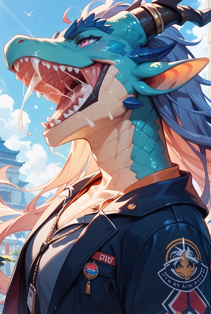 ((Highest quality)), ((masterpiece)), (detailed), (Dragon),One girl, ((In Arknights Style)),((One Girl)), Blue Hair,Red Eye,Long Hair,
(xenosexual rape)((Dragon達とセックス)) ((prone bone))
(巨大Dragonちんちん) ((ejaculation))
(Sticky Semen))(Sticky)
((膣内ejaculation))(Hot and glowing skin)(((Reproduction))) Seedbed orgasm face ((No underwear)) Wet and see-through