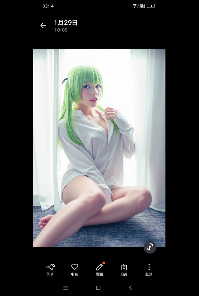(((NSFW:1.1)))、(((Full nudity)))、(((Sex)))、(((Inserting a thick dick in cowgirl position)))、((張りのある超Big Breasts))、(((アヘface)))、(((Sit leaning back)))、(((Hold your legs and spread your legs in an M-shape)))、(((Nipple erection)))、(quality)), ((masterpiece)), Recommendation Results、Puffy nipples、(See through:1.5)、Stand up straight、Abdominal muscles、Giant bust、Angle to floor:1.2、Low shooting angle、Groin hair removal,hatsune miku,Pale nipples green hair)),Big Breasts:1.4),Breast drooping,(((Pale nipples green bob hair:1.35,Inner hair color,),1.5)),((Silver Armor Dress,Tesla coil)(((Pale nipples_green_eye:1.3))),Complex eye,beautiful detailed eye,symmetrical eye,((Fat)),(((Skin glows:1.5,Light Skin: 1.5,Skin glows,very Skin glows,Shining Body,Plastic Glitter Skin,exaggerated Skin glows,Glowing Skin,Wet legs))),(Lower abdomen,Yao Liu,Wide Hips,Detailed body,(Detailed face)),Charm,Charm,,((National Foundation)),Maid headdress),only_shoulder,Delicate metal decoration,Have,(Maid),No sleeve,mini skirt,boots,_face,完璧なfaceのディテール,real face,real,Analog Style,((Intricate details)),(((realism))),