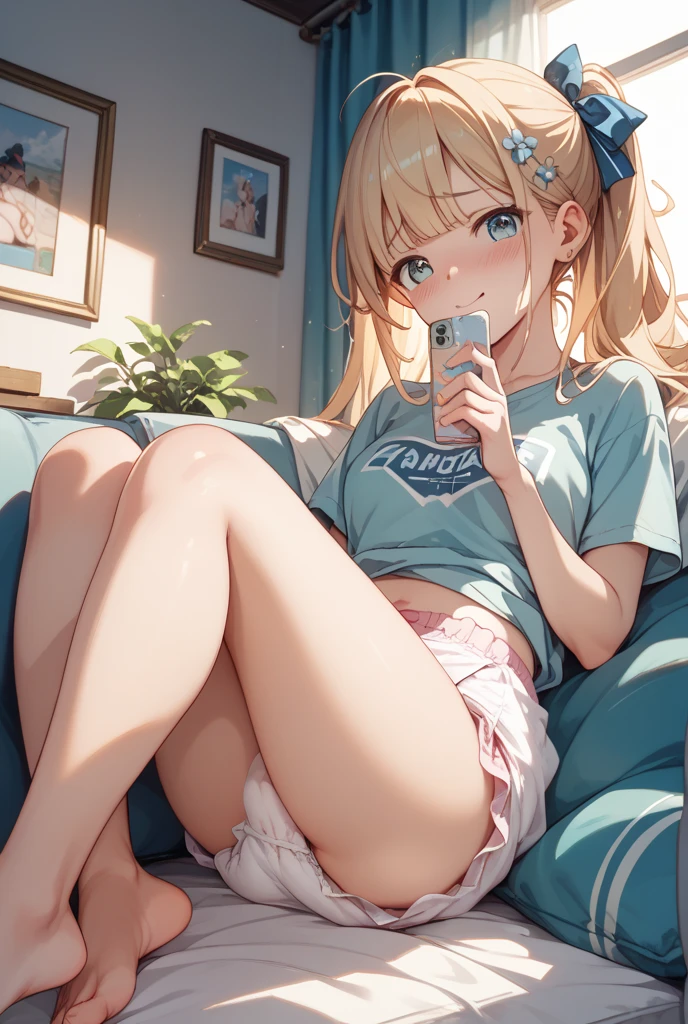 Sucking on panties