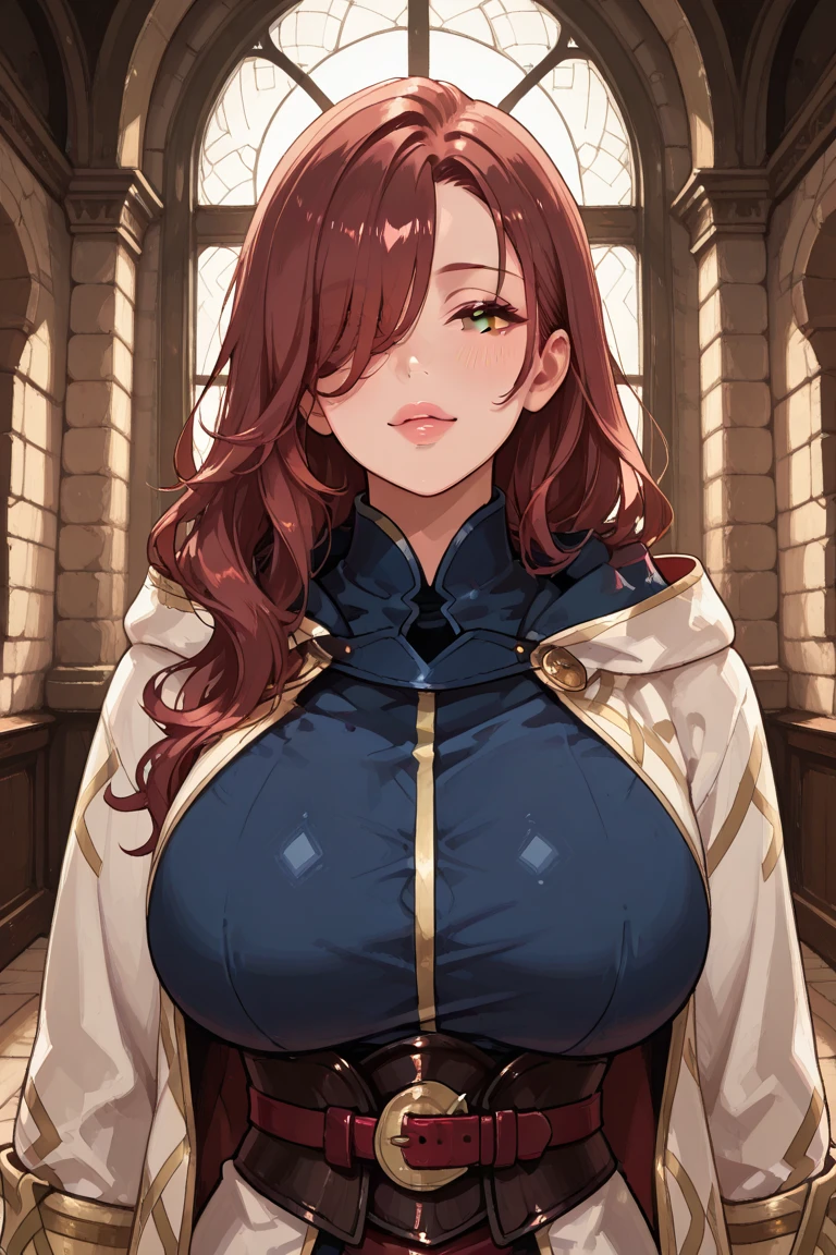 ((fate)), ((yellow eyes)), long dark red hair, ((double braid hair)), asymmetrical bangs,  ((strong elegant body)), mature female, (dark hooded assasin clothes), jewelry, medium breast,  goddess of death
(beautiful detailed eyes:1.7), beautiful detailed symmetrical face, detailed hair, detailed fingers and hands, detailed body, detailed and intricate, hypermaximalist, hyper realistic, super detailed, looking at the viewer, dynamic pose, body focus
(((masterpiece))), (((best quality))), illustration, artstation, rim light, Alembert Oclusion, SSAO, Bokeh, Cinematic, Golden Hour, Depth of Field, DOF, Vignette, Anti-Aliasing
( jang-sung-rak-style:1.025)