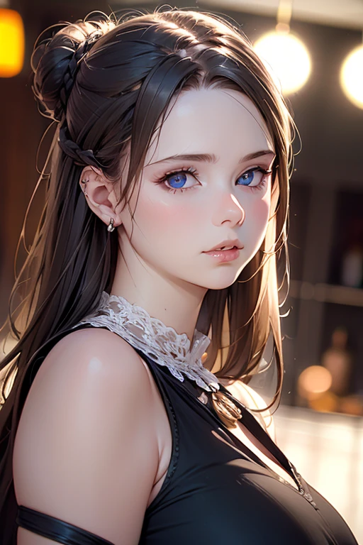 (photoactual:1.4), (masterpiece, side light, Delicate and beautiful eyes: 1.2), masterpiece*portrait, actual, 3D 脸, glowing eyes, shiny hair, shiny skin, alone, Awkward, (diaphragm),