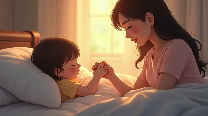 HOSPITALIZED CHILD ACCOMPANIED BY HIS MOTHER CREATE ANIMATED IMAGE
