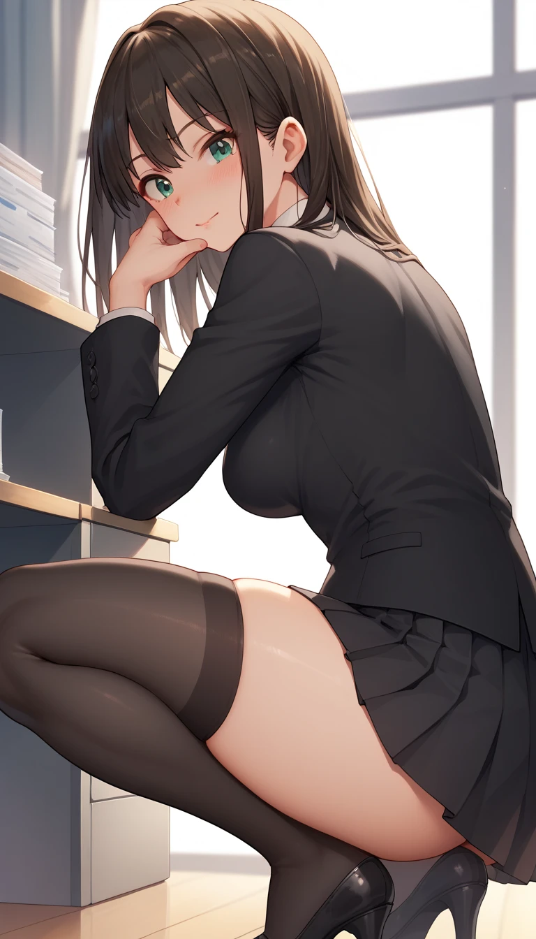 No underwear　Leg spread
