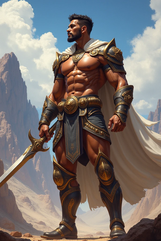 Sexy thin muscular knight with big crotch bulge in the cold snow storm, muscular knight in the cold snow. Men in sexy transparent underwear. Sexy knight male. Knght with a big dark sword. Hairless handsome man fighting in the snow. Knight with shiny tattoos in his arms and a roman's helmet. Sexy big golden jockstrap. Knight with golden armor.