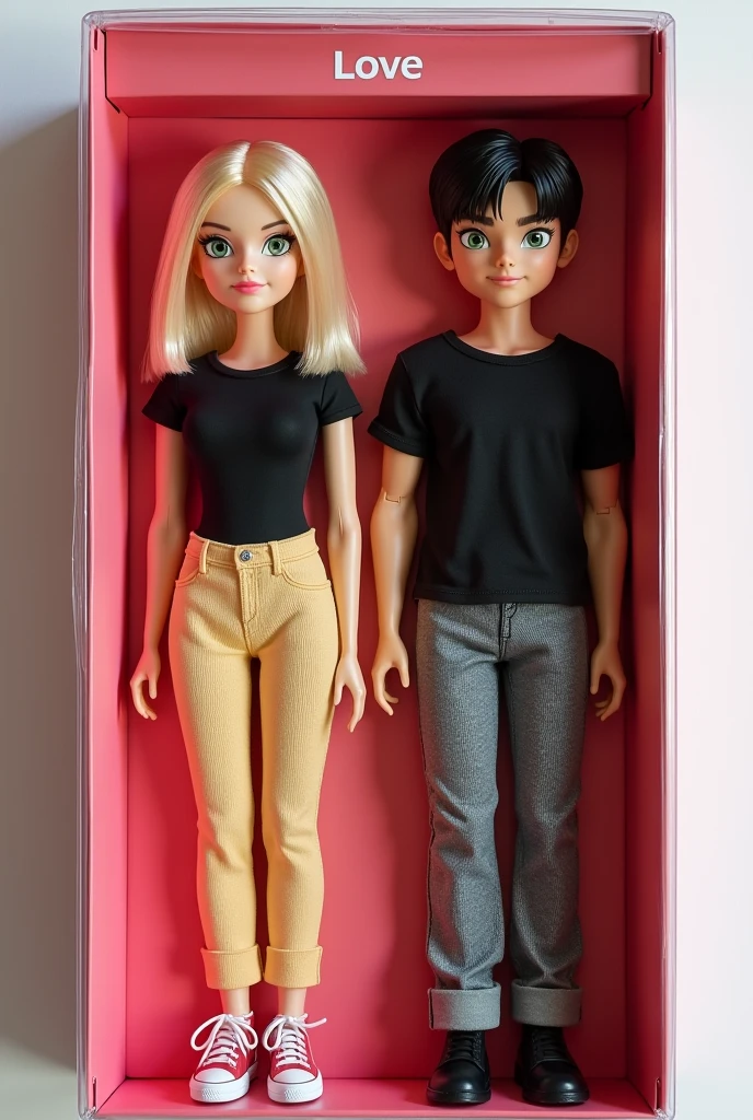 A girl 14-15 years kissing a boy 7-8 years old. Girl. They both in the basement. Girl wear crop top. Boy shirtless and wear black pants
