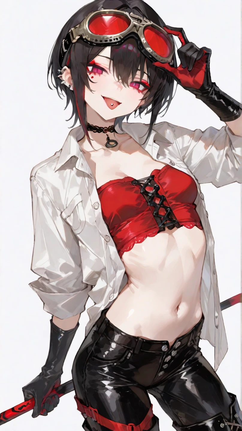 1girl,((black red multicolor hair)),((grey eyes ))
BREAK ((hair ornament, gloves, jewelry, flat breasts, hair ribbon, thighs, , ruby rose, black hair, short hair, :1))
BREAK ((blank eyes,micro bikini, mind control,:1.4))
BREAK indoors,
BREAK looking at viewer,
BREAK (masterpiece:1.2), best quality, high resolution, unity 8k wallpaper, (illustration:0.8), (beautiful detailed eyes:1.6), extremely detailed face, perfect lighting, extremely detailed CG, (perfect hands, perfect anatomy),