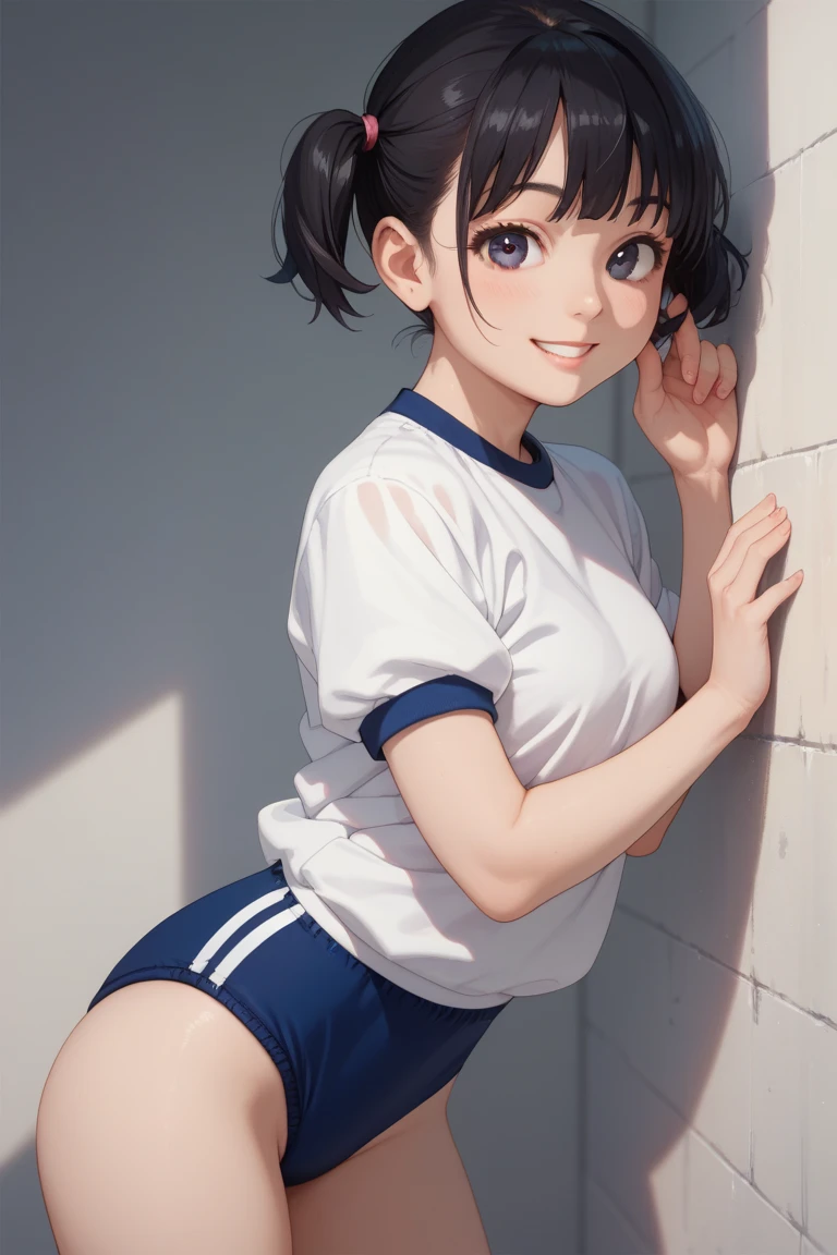 (((masterpiece, best quality, ultra highres, 1 girl, solo, no background))), super detailed skin and face and eyes and finger, beautiful japanese woman, small breasts:1.5, skinny, light brown hair, white background, very short pixie hair, Knee shot, Generate with illustrations, Various expressions, Various poses, Please draw the entire character within the frame, ensuring that the head, arms, and legs are not cut off. The background should be simple, with the character positioned centrally, outline, anime, 2d, boyish, smile showing teeth, sportswear, spread legs,