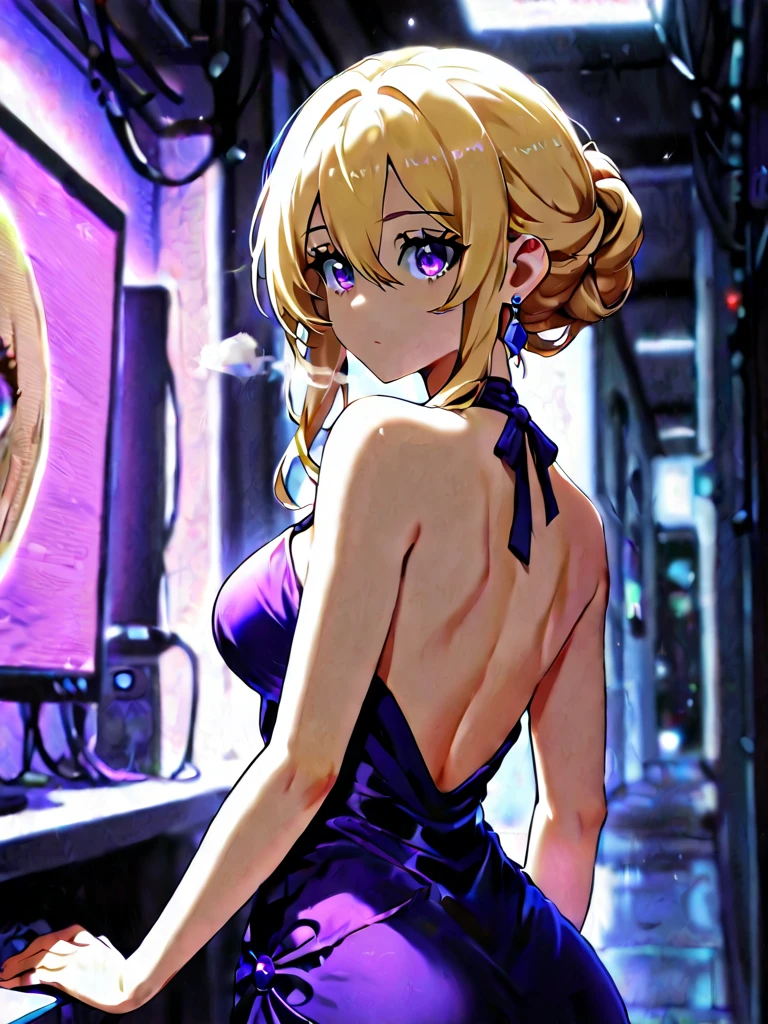 metal chain link dress, no fabric, neon chains, strutting down nightclub perfect anatomy, perfect face, perfect hands, perfect physique, perfect lighting, perfect perspectives, bit lips, amorous glance, masterpiece, hyper-detailed characters, sharp gradients, deep highlights, ultra hires lineart, highly-detailed Animation, hyper resolution cel-shaded, anime screencap, best quality, expressive eyes, hyper-hdr, 8k, UHD, hyper- absurdres, hyper-aesthetic, depth of field, rules of thirds, dynamism, sensual atmosphere, Murakami teruaki, skindentation, overhead views, night walk metal chain link dress, no fabric, neon chains, strutting down nightclub perfect anatomy, perfect face, perfect hands, perfect physique, perfect lighting, perfect perspectives, bit lips, amorous glance, masterpiece, hyper-detailed characters, sharp gradients, deep highlights, ultra hires lineart, highly-detailed Animation, hyper resolution cel-shaded, anime screencap, best quality, expressive eyes, hyper-hdr, 8k, UHD, hyper- absurdres, hyper-aesthetic, depth of field, rules of thirds, dynamism, sensual atmosphere, Murakami teruaki, skindentation, overhead views, night walk