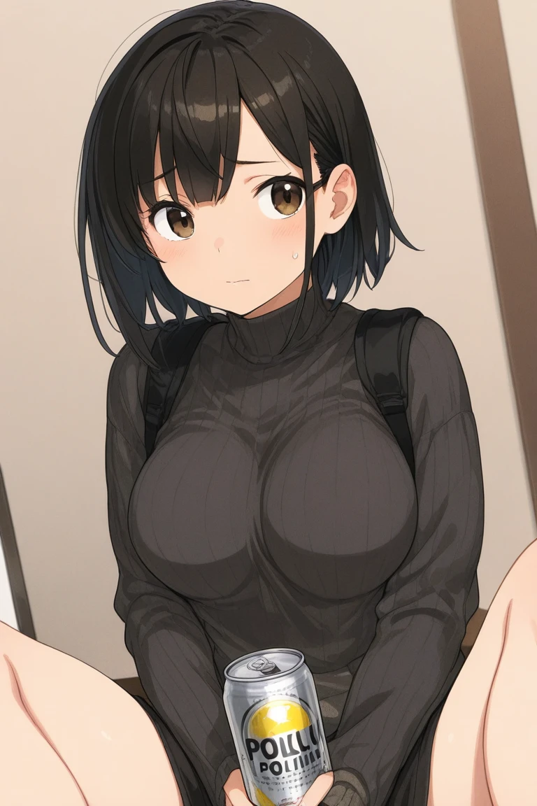 Mother in her 30s, black eyes, black hair, bob, voluptuous body, black turtleneck sweater, gray plaid knee-length skirt, calf-length black stockings, lying on the operating table,Legs are spread wide open with a device,no panty,expose vagina,expose black under hair,The sweater is rolled up over the chest,no bra,expose tits and erecting nipples,A metal dildo attached to the end of a power drill is violently piston back and forth inside her vagina,vagina is dropping amount of sticky juice,nipples are pulled with manipulators