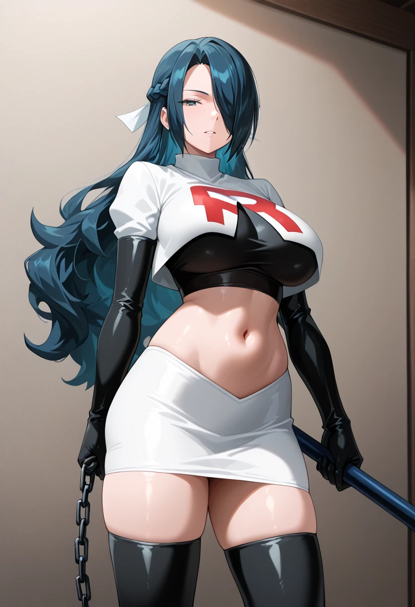 Anime - Style image of a nurse in uniform with a knife, seductive anime girls, Maid outfit, Biomechanical OPPAI, pixiv 3dcg, (sfv) safe to work, gorgeous maid, [ 4 K digital art ]!!, Best Rated on pixiv, anime girl in a maid costume, small curvaceous loli, at pixiv