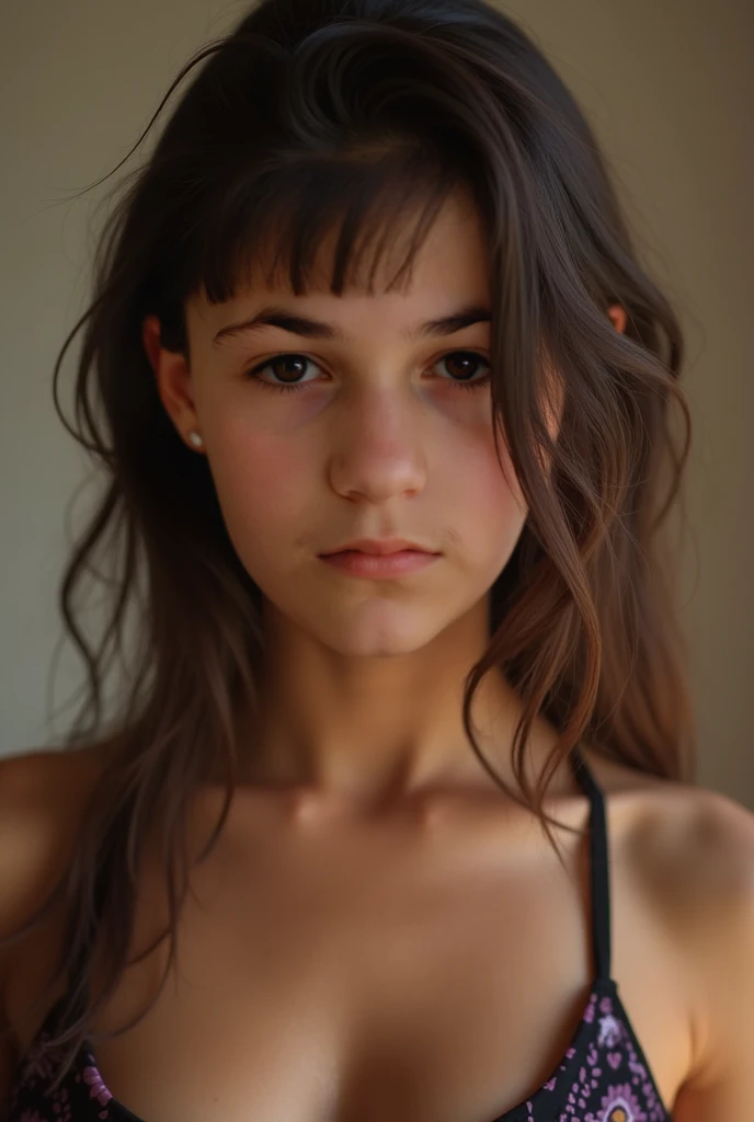 (full-body, editorial photograph of a 15 year old most erotic sensual beautiful young girl ever), totally naked, extremely intense loud cheering from strongest deepest orgasm excitement, immensely beautiful deepest magnetic libidinous eyes, deepest most intense eye-contact with viewer playfully begging him to penetrate her immensely squirting extremely aroused wet vagina, spread legs, (highly detailed face:1.4) (smile:0.7) (background inside dark, moody, private study:1.3) POV, by lee jeffries, nikon d850, film stock photograph ,4 kodak portra 400 ,camera f1.6 lens ,rich colors ,hyper realistic ,lifelike texture, dramatic lighting , cinestill 800,