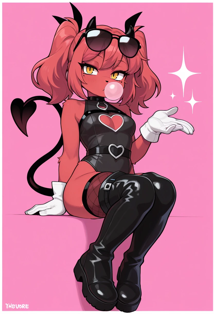 A ??? in a latex suit wearing a ball gag