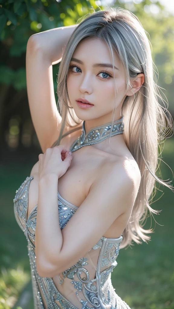 Full body photo、Front view、Masquerade、Wear a mask around your eyes、大人のwoman、Glowing Skin, (Detailed face),tattoo, jewelry, , night, blonde, Wavy Hair, beautiful soldier, attractive appearance, smile, Perfect Style, Perfect balance, Fine skin, Best image quality、Fine-grained image quality、beautiful、 woman,woman Italian, Italian, smile、blue eyes、jewelry, blue eyes, Realistic, High resolution, Soft Light,Hip Up, Glowing Skin, (Detailed face),tattoo,Shrapnel