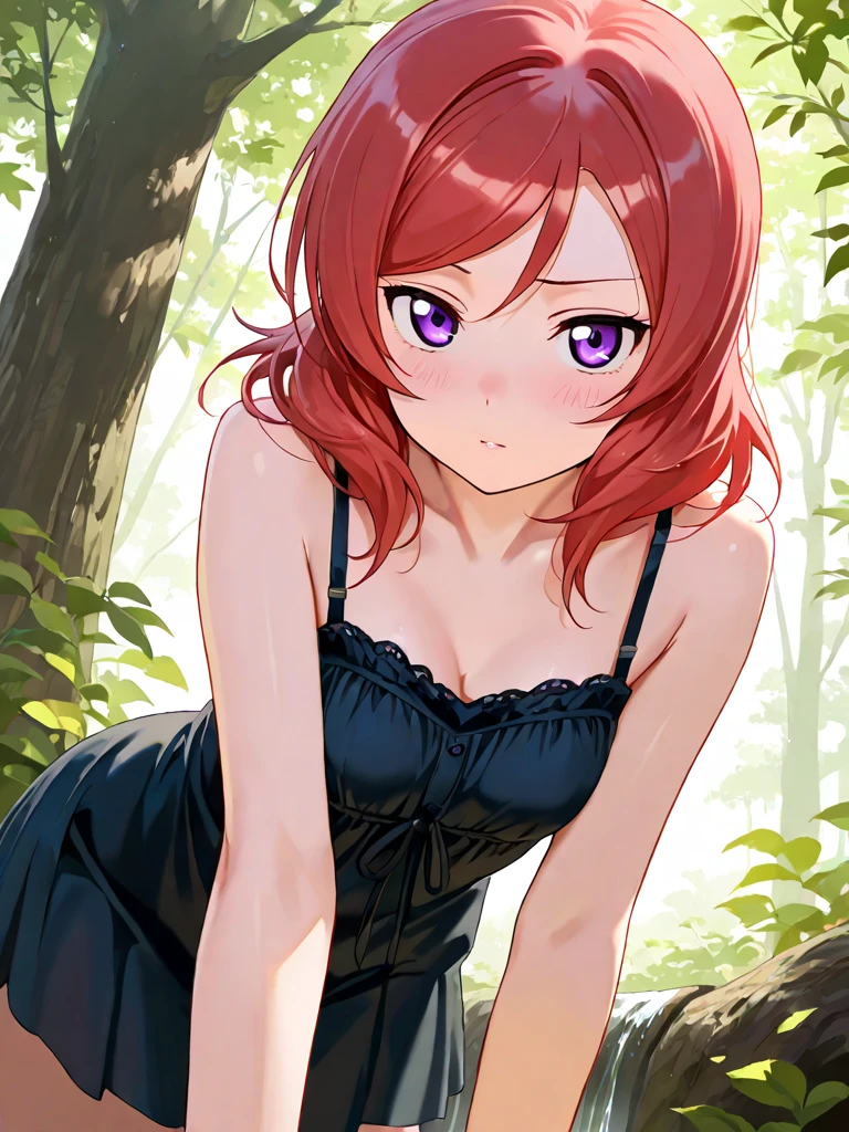 lexiavonarselia, lexia von arselia, long hair, blonde hair, (green eyes:1.5), ponytail, pink hair,
BREAK (frilled_bikini:1.2),
BREAK looking at viewer, full body,
BREAK outdoors, forest, nature,
BREAK (masterpiece:1.2), best quality, high resolution, unity 8k wallpaper, (illustration:0.8), (beautiful detailed eyes:1.6), extremely detailed face, perfect lighting, extremely detailed CG, (perfect hands, perfect anatomy),