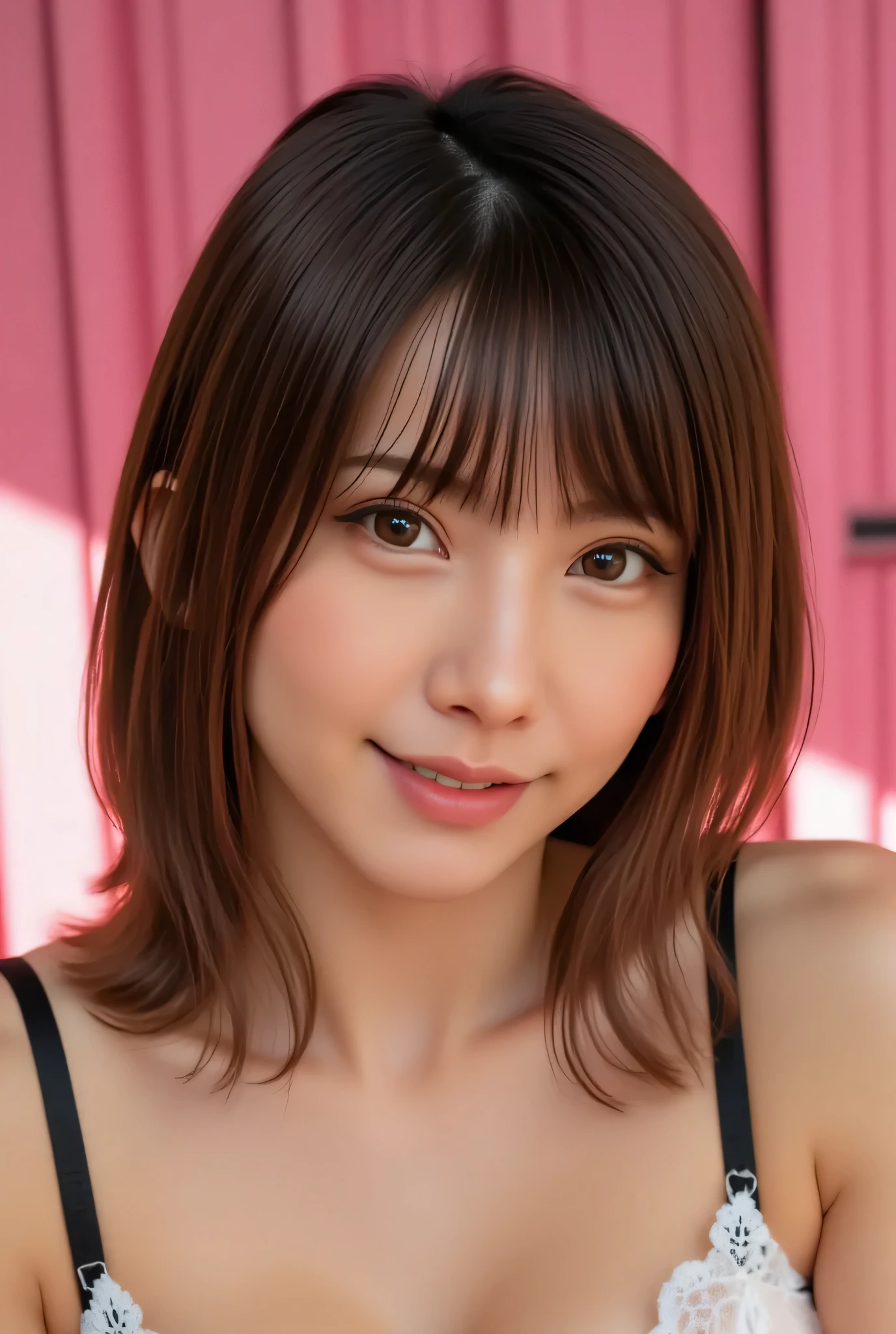 Very noble、She's erotic and cute 、 beautiful brown hair 、Wear revealing clothing、 garter belt、garter strap、 wears erotic and glamorous lace 。WEAR EROTIC PINK LETTY LINGERIE 。。。。。、 Vibrant Color Styles 、 I'll dazzle you with the best images in the best situations .。 this is細部にまで細心の注意を払った高品質の製品です ...................。...。 Erotic Poses 。Sexy proportions。 Hang it down to cover your forehead 。 facial beauty。High quality skin texture is the best。 naughty look 。The eyes that look at me are beautiful。 strokes her head with a gentle smile 。Beautiful white teeth、 G cup bust with panting face、 plump bust、Serving with a beautiful chest、Very beautiful body、this is、 She leaned forward.、Highlight your beautiful stomach and breasts ...................。、 ultra high resolution、 beautiful images 。 vivid details 。Delicate expression around the eyes。。。。トップクラスの性能 ultra high resolution 細部まで美しく表現 健康な身体が美しく見える 4K高解像度 8K高解像度