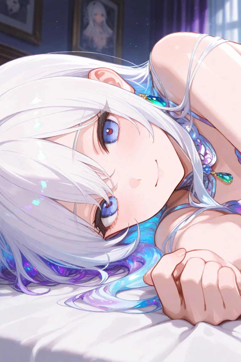 toi8, 1girl, <lora:toi8_2-000026:0.8>, (((masterpiece))),(((bestquality))),((ultra-detailed)),(illustration),(detailedlight), ((anextremelydelicateandbeautiful)), (beautifuldetailedeyes),(sunlight), (angel), solo, younggirls, dynamicangle, floating,bare_shoulders, looking_at_viewer,wings, arms_up, halo, Floatingwhitesilk, (HolyLight), justlikesilverstarsimplodingweabsorbthelightofday, (((elegant)))