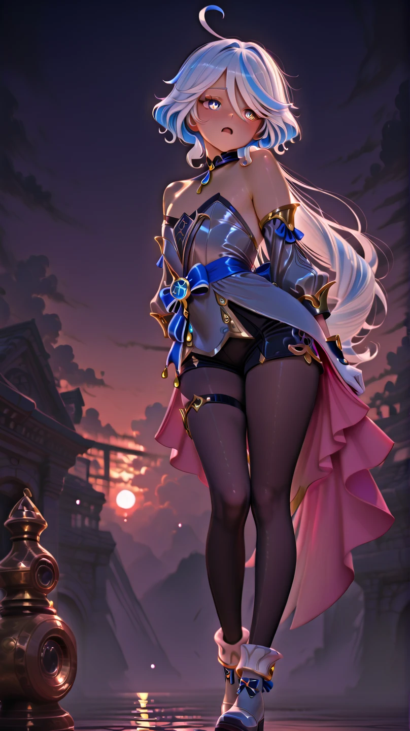 (full body),Sailor Saturn, purple Sailor collar, Sailor collar, Sailor Warrior Uniforms,Elbow Handbag,Knee-high boots,Gold tiara on forehead, Tomoe Hotaru, space, silence_sword,, (masterpiece:1.2), (Highest_quality:1.2), (Ultra_detailed:1.3), 8K, very_clear, Breaking Dynamic Shots,Kung Fu Pose,Highestquality, High resolution, ユニティ 8K 壁紙, (shape:0.8), (Beautiful and fine grain:1.6), verydetailedな顔, detailedなCG, (Perfect hands, Perfect Anatomy),Thick thighs, Place one hand on hip,Dynamic Angle, (From behind,look back, leotard,Butt),