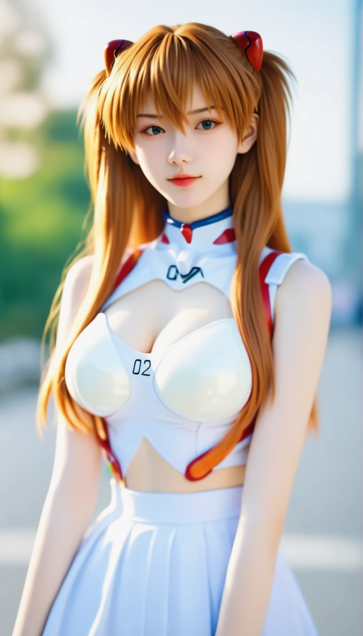 (masterpiece, the best_quality, S上er detailed, 8k, Ultra-high resolution, perfection:1.shining eyes, shy, Blushed, Moist oily skin, Small breasts,Big Thighs,Skimpy, Facing the audience, Korean Goddess, Thick lips,Gorgeous Korean model, Beautiful young Korean woman, Thick lips,Duck mouth,18-year-old girl,Asian Girl,Portrait photography,Realistic Face,White skin,CG-like face,Beautiful Skin,Luxury,On the bed,Shiny hair,Flowing Hair,Cowboy Shot,Cosplay((Generate an image of a cosplayer dressed as Asuna from Sword Art Online, with her long orange hair, white and red outfit))(((Detailed genitals,Detailed chest,Detailed nipples,Naked girlfriend))),((White liquid on the body,Sexy pose,Wet,color々Position,Men and sex,Inserted into the genitals))