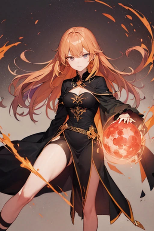 Super beautiful shining eyes、Beautiful demon sorceress casting fire spells、((Holding a long golden magician's wand))、Stand watch the viewer、various burning chains around her、((detailed flawless face)))、Light smile、beautiful countenance、seductive body、tall body、Mature body、BREAK Burning Aura、fireball、orange and yellow spark dazzling around、Little blue phoenix flying in the background、Lava on the ground、 the magma、Sexy Body Blake、detaileds、realisitic、4K highly detailed digital art、octan render、bio luminescent、Concept art in break 8K resolution、真实感、Mappa Studio、​masterpiece、top-quality、Official Art、illustratio、Ligne Claire、(cool_color)、perfect-composition、absurderes、Fantasia、focus、thirds rule、

