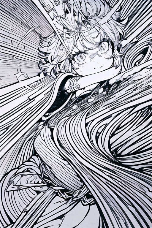 ((Background made up of chains and flowers))、scribble, nightmare, Doll-like face, Manga style, rough sketch, Horror elements, (masterpiece), (High resolution), (Very delicate), (clear), Manga style illustration, (drawing style), Japanese painting, My whole body is scary, (spooky), Japan sculpture,crazy illustration, Flat Illustration, spookyな外観, Characteristic hairstyle, Unique atmosphere、Small eyes、(Flat Chest), ((Muddy hair)),Chains wrapped around the body、(Stitched Body))、Open your arms,Skin full of stitches,restrained by thick chains、Colorful clown costumes、Bold Pose