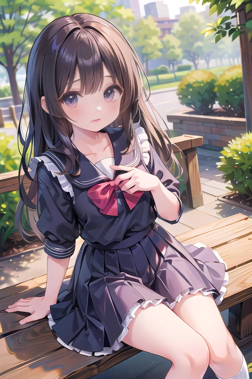 (masutepiece, Best Quality、超A high resolution、Photorealsitic:1.2、Isekai Fantasy),Ecchi anime style,Perfect focus,Perfect body、(beauitful face:1.4)、独奏、 1人の女性,Megumin, Short hair, Dress, Red dress, hat, Witch Hat, Belt bag,on the park,((Lying on your back:1.3)),(Spread legs:1.3) ,(Black Ultra Micro Panties),(Plaid pleated skirt:1.4),Looking at Viewer, Cute, tiny chest,small tits, red eyes, Dark hair,Beautiful detailed eyes, Detailed skin,Detailed clothing,Detailed panties,Detailed female genitalia,embarrassed:0.5, is crying:0.5,(Low position shooting: 1.5),(Panties close-up:1.45),full of sweat、(Ceiling from below:1.2)、pantie shot、Emphasis on panties、Photos focused on panties