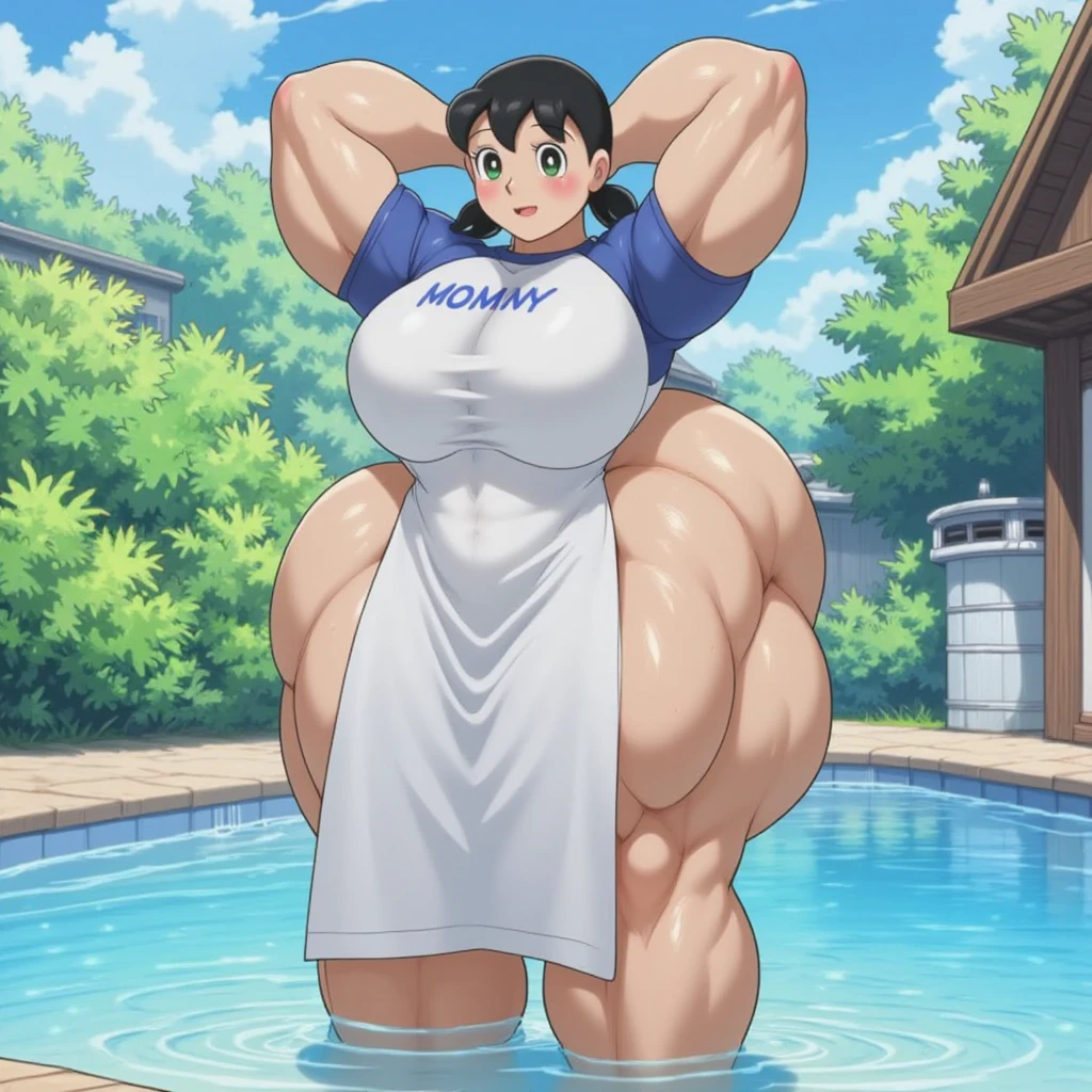 alone,male,chubby,Fat minora,Shirtless, alone, detailed, high resolution,, masterpiece,Excessive obesity,Obesity in the extremities,correct body proportions,overweight,Himi Tomoki,tomoki,mankind, butt naked, big butt, smile,