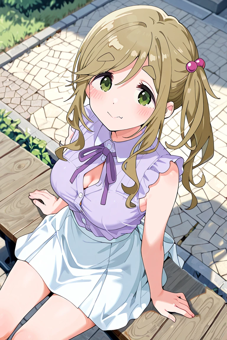 score_9, score_8_up, score_7_up, score_6_up, source_anime, looking at viewer, ((love live!, 1girl, minami kotori, yellow eyes, light brown hair, long hair, one side up)) (Sitting on a window sill, legs stretched out, gazing outside), (yale blue off-shoulder sweater), (Virtual reality arcade with immersive gaming experiences), smile, happy, <lora:LLChar_Pony:0.8> love live!
